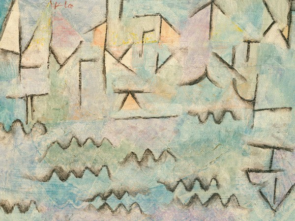 Il Reno a Duisburg di Paul Klee