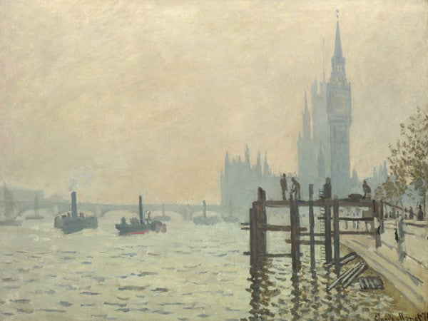 Il Tamigi Sotto Westminster di Claude Monet