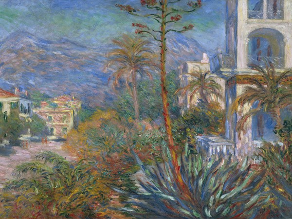 Le Ville a Bordighera di Claude Monet