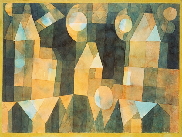 Tre Case e un Ponte di Paul Klee