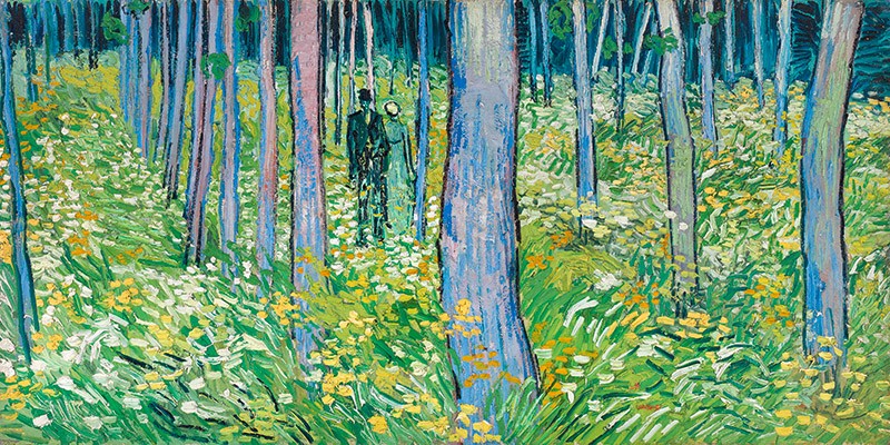 Sottobosco con due figure di Vincent Van Gogh