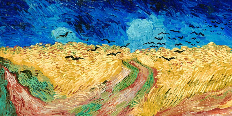 Campo di grano con corvi di Vincent Van Gogh