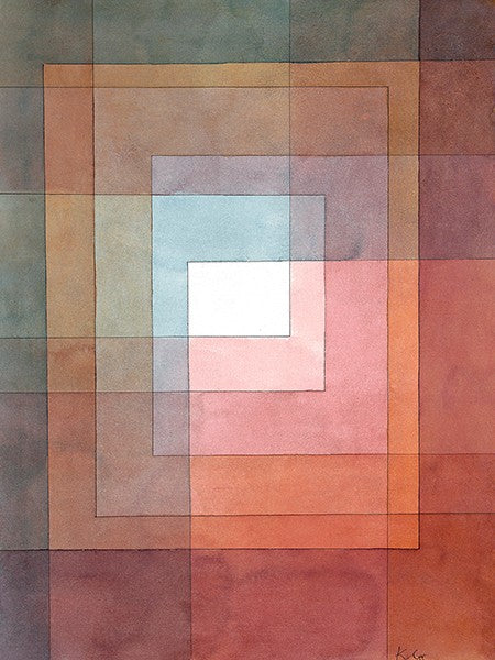 Incorniciato di Bianco Polifonicamente di Paul Klee