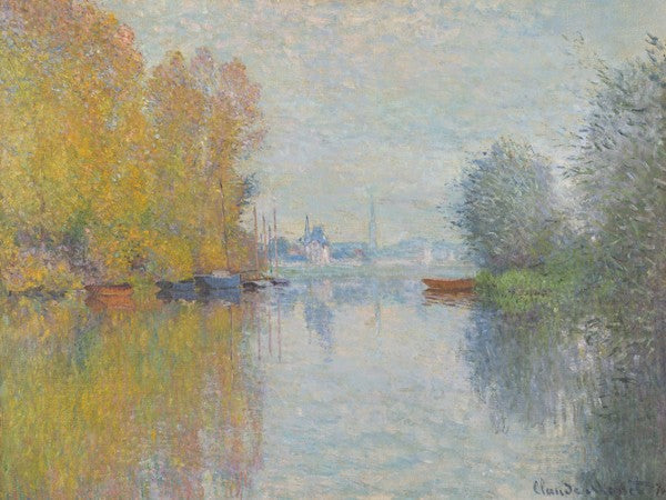 Autunno Sulla Senna ad Argenteuil di Claude Monet