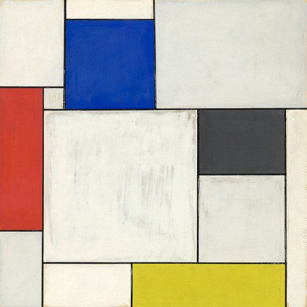 Composizione decentralizzata di Piet Mondrian