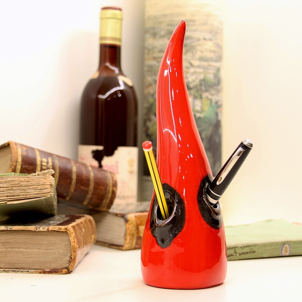 Corno della fortuna portapenne