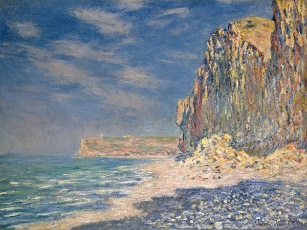 Scogliera Vicino a Fécamp di Claude Monet