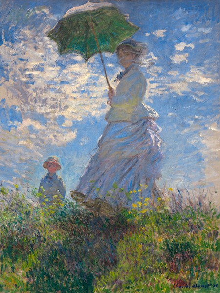 Donna con Ombrello di Claude Monet