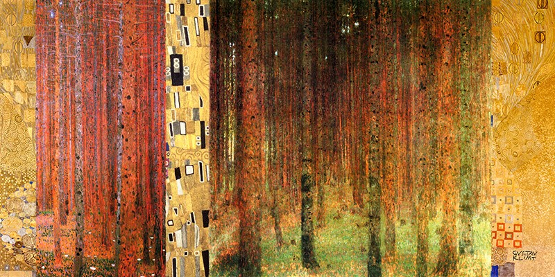 Motivi di Klimt: Foresta I di Gustav Klimt