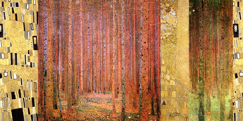 Motivi di Klimt: Foresta II di Gustav Klimt