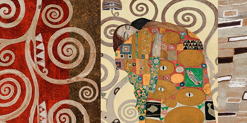 Motivi di Klimt: L'Abbraccio Peltro di Gustav Klimt