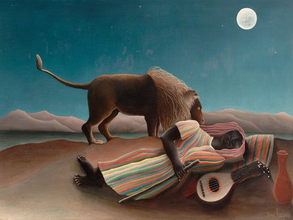 La Bohémienne Addormentata di Henri Rousseau