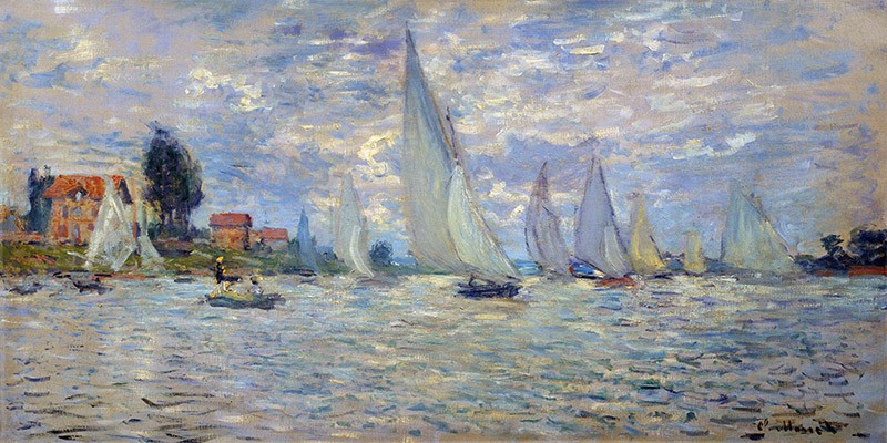 Le Barche: Regate ad Argenteuil di Claude Monet