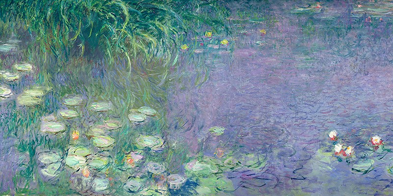 Mattina Dettaglio I di Claude Monet