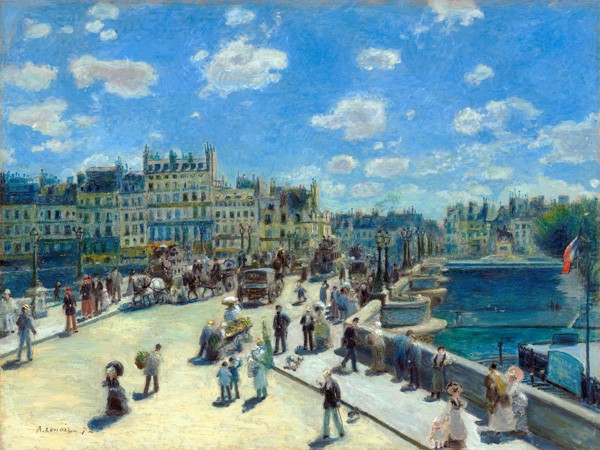 Pont Neuf, Parigi di Auguste Renoir