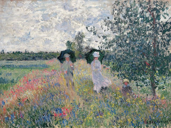 Passeggiata Vicino ad Argenteuil di Claude Monet