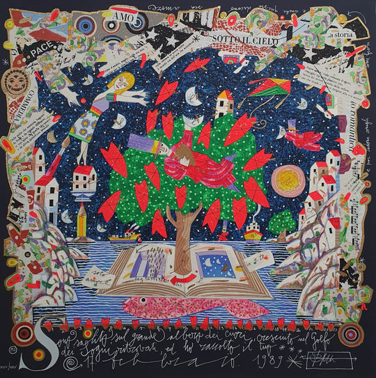 Sono salito sul grande albero dei cuori