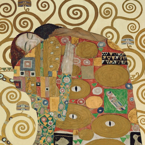 L'Abbraccio Dettaglio di Gustav Klimt