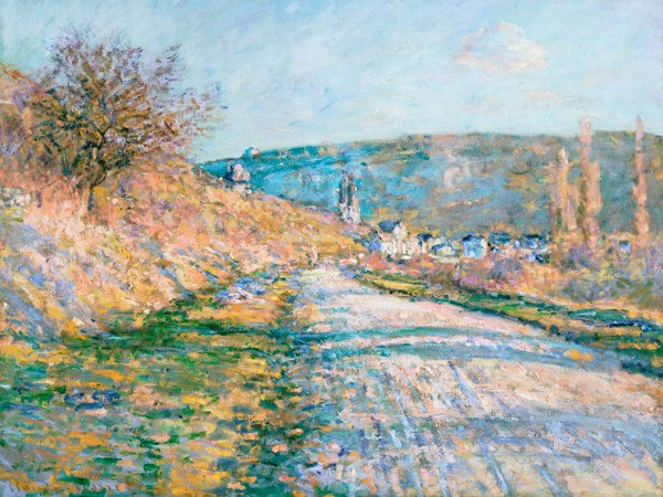 La Strada per Vétheuil di Claude Monet