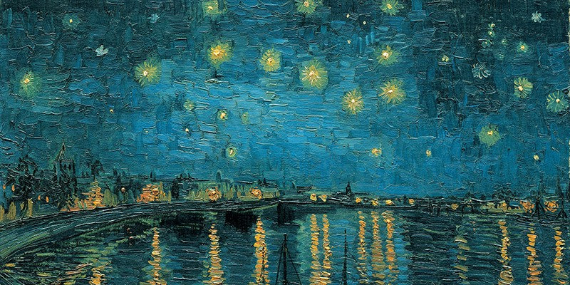 Notte stellata (Dettaglio) di Vincent Van Gogh