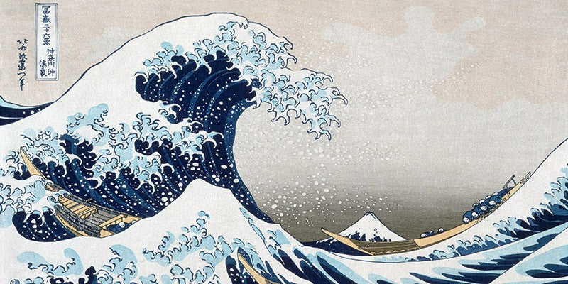 L'Onda di Kanagawa Dettaglio di Katsushika Hokusai