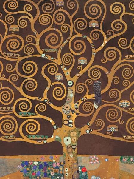 L'Albero della Vita, Variazione Marrone Dettaglio di Gustav Klimt