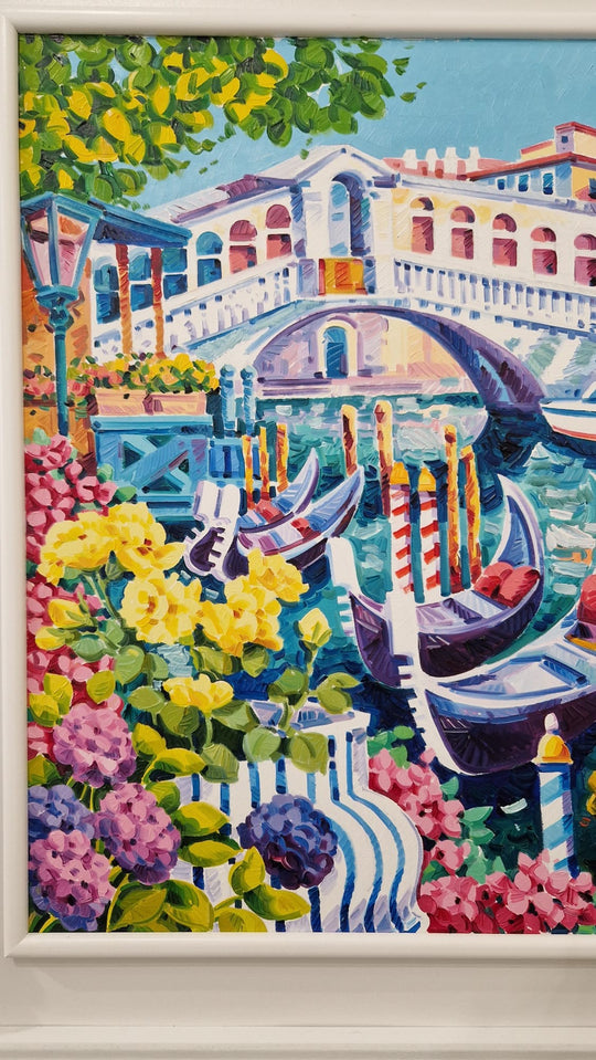 Un sogno romantico verso Rialto, di Athos Faccincani