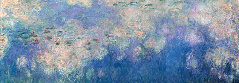 Ninfee: Le Nuvole Dettaglio di Claude Monet