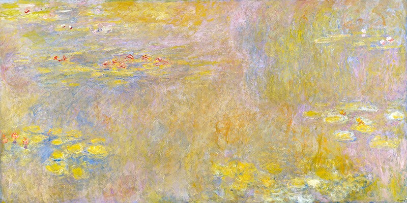 Ninfee: Nirvana Giallo di Claude Monet