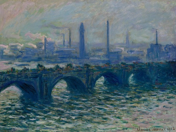 Ponte di Waterloo, Londra di Claude Monet