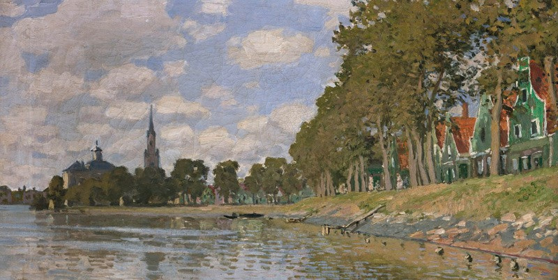 Zaandam, Olanda Dettaglio di Claude Monet